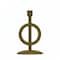 Hello Honey® 15" Green Circle Taper Candle Holder